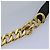 Cintura a catena CHANEL metallo 31.1""" Oro Nero CC Auth bs14988 D'oro - vista 7