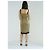 Vestido slip Alberta Ferretti de seda taupe Gris pardo - vista 8