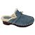 Hermès Mules / Zoccoli Carlotta in pelle di capra scamosciata blu chiaro foderati in shearling Hermes - vista 2