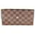 Portefeuille Sarah en toile Damier Ebene Louis Vuitton Marron  ref.1433270