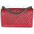 Borsa Boy media in pelle di vitello Chevron bordeaux Chanel Rosso - vista 2