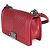 Borsa Boy media in pelle di vitello Chevron bordeaux Chanel Rosso - vista 3