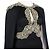 Vestido Capa Joyero Alexander McQueen Negro - vista 7