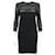 Alexander McQueen Semi-Sheer Banded Dress Black Viscose  ref.1433478