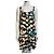 Diane Von Furstenberg Abito in jersey di seta multicolore Carlyle di DvF Marrone Crudo Turchese