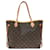 Louis Vuitton Neverfull MM Marrone Tela  ref.1433690