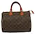 Louis Vuitton Speedy 30 Marrom Lona  ref.1433805