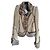 Autre Marque OLIVIER Lederjacke mit Shearling Camel Größe 46 Kamel