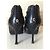 Stivaletti Chanel in pelle nera Nero - vista 8