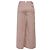 Pantaloni a gamba larga Hermès in cotone rosa - vista 3