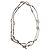 Hermès Collana Farandole di 160 cm in argento sterling 925 con scatola Silver hardware