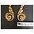 Orecchini Barocchi Oscar de la Renta 1980 Vintage Clip-on Bronzo - vista 9