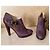 Botines Dior Cuero Morado Oscuro - vista 12