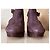 Botines Dior Cuero Morado Oscuro - vista 3
