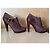 Botines Dior Cuero Morado Oscuro - vista 5