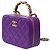 Sac CHANEL Vanity en Cuir Violet - 102012 - vue 5