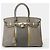 Hermès Sac HERMES Birkin 30 en Cuir Gris - 102014
