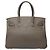 Hermès Sac HERMES Birkin 30 en Cuir Gris - 102014 - vue 4