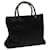 Borsa a mano in satin nero GUCCI Bamboo 002 1010 002020 Auth yk13177 Raso  ref.1434172