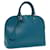 LOUIS VUITTON Epi Alma PM Borsa a Mano Blu Ciano M40624 LV Auth 78323 Pelle  ref.1434264