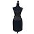 Weekend Max Mara Falda negra con cinturilla ancha Negro