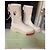 Off White Botas de goma blanco roto Crema - vista 4