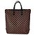 Louis Vuitton Savane Damier Ebene Zebra Atlas Tote Brown - view 2