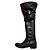 Burberry Botas de pirata / Botas sobre la rodilla Negro
