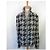 Chanel Tweedjacke Hahnentritt schwarz grau - Ansicht 2