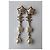 Chanel CC A17B GHW Orecchini Long Logo Pearl Star scatola D'oro - vista 2