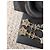 Chanel CC A17B GHW Orecchini Long Logo Pearl Star scatola D'oro - vista 7