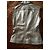Just Cavalli Silver Leather Biker Jacket Silvery - view 4
