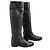 Bottes Hugo Boss en cuir noir taille 37 - vue 2