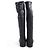 Bottes Hugo Boss en cuir noir taille 37 - vue 5