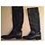 Bottes Hugo Boss en cuir noir taille 37 - vue 7