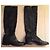 Bottes Hugo Boss en cuir noir taille 37 - vue 8