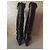 Botas Chanel de piel negra talla 39 Negro - vista 10