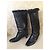 Botas Chanel de piel negra talla 39 Negro - vista 6