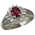 & Other Stories Bague en platine Pt900 avec rubis de 0,94 ct et diamant de 0,31 ct en excellent état Métal  ref.1435825