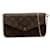 Borsa a spalla Louis Vuitton Monogram Pochette Felicie Chain M81896 in PVC marrone in ottime condizioni Plastica  ref.1435901