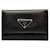 Prada Porta-chaves em couro Saffiano M222 em muito bom estado Preto  ref.1435983