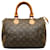 Louis Vuitton Monogram Speedy 25 Handbag M41109 Brown PVC Leather in Good Condition Plastic  ref.1436062