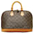 Louis Vuitton Monogram Alma Handbag M53151 Brown PVC Leather in Good Condition Plastic  ref.1436063