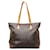 Bolsa tote de ombro Monogram Cabas Mezzo Louis Vuitton M51151 em couro PVC marrom em muito bom estado Plástico  ref.1436104