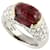 Other jewelry & Other Stories Platinum Pt900 and K18YG Ring with Pink Tourmaline 6.48ct and Diamond 1.08ct, Size 10, Women's Silver Jewelry, Preloved in Excellent Condition Silvery  ref.1436126