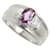 Other jewelry & Other Stories Exquisite Violet Sapphire (1.31ct) Ring with 0.10ct Melee Diamonds, in Platinum Pt900, Silver, Women's Size 12 [Pre-Owned] in Excellent Condition Silvery  ref.1436138