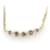 & Other Stories Pre-owned K18YG Yellow Gold Diamond Necklace in Great Condition Golden Metal  ref.1436326