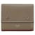 Céline Celine Small Folded Multifunction Leather Trifold Wallet in Very Good Condition Grey  ref.1436493