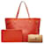 Louis Vuitton Epi Neverfull MM Leather Tote Bag M40884 in Very Good Condition Orange  ref.1436494