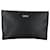 Dior Black Faux Leather Logo Pouch in Excellent Condition Plastic  ref.1436519